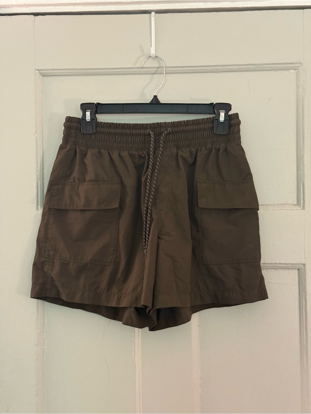 Old Navy Olive Green Cargo Drawstring Shorts